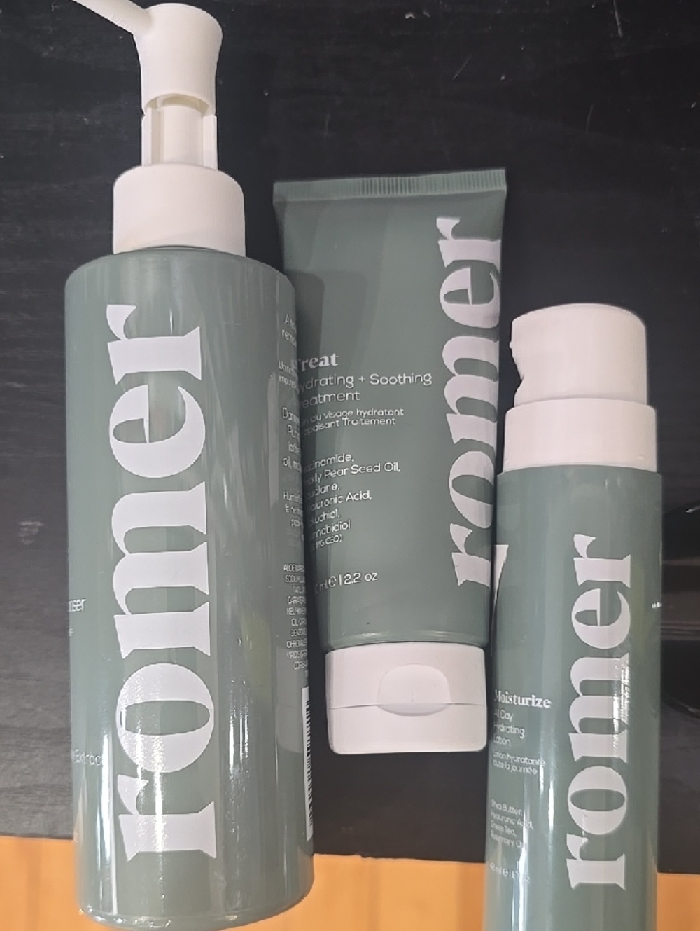 Hydrating Skincare Trio – Sage Green Nourish & Soothe All 3